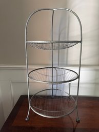 Metal Three Tier Rack