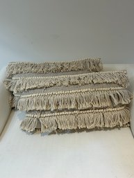 Pair Of Tasseled Throw Pillows