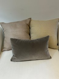 Lot Of 3 Throw Pillows 1 Pottery Barn 1 Restoration Hardware