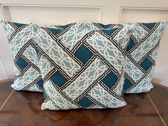 Set Of Three Williams Sonoma Decorative Pillows