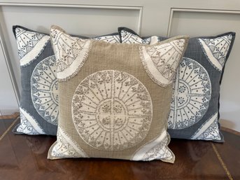 Set Of Three Serena And Lily Decorative Pillows