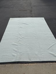 10x11 Seafoam Green Custom Rug With Diamond Pattern