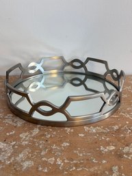 Zodax Silver Mirrored Tray