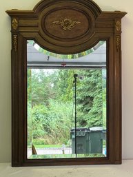 French Style Hall Mirror With Bevelled Glass
