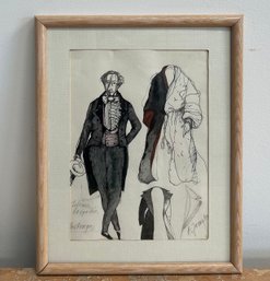 Signed Fashion Watercolor