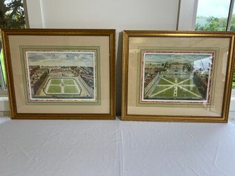 Pair Of English Architectural Government Buildings By Sutton Nicholls (1 Of 2)