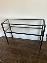 Glass And Metal Console