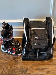 Mens Nordica Ski Boots And Bag