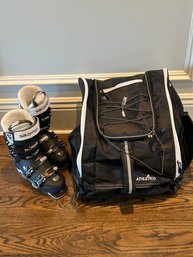 Pair Of Womens Soloman X Pro 70 W Size 24.5 With Bag