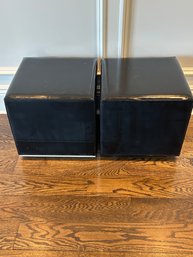 Pair Of Rolling Ottomans