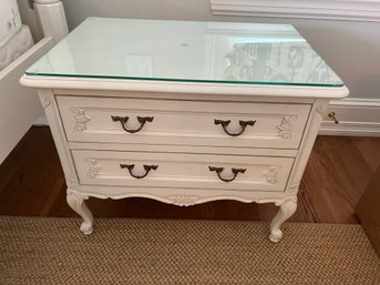 Louis J Solomon French Provincial 2 Drawer Night Stand