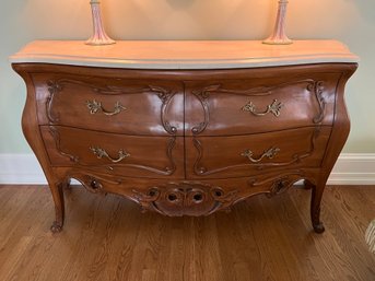 Louis J. Solomon Stone Top 4 Drawer Dresser