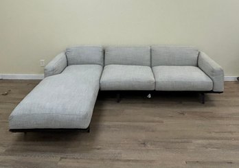 Jane Sectional Sofa In Mineral Gray By Camerich (left Side Chaise)