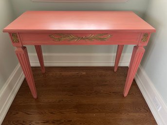 Louis J. Solomon Hand-Painted Console Table