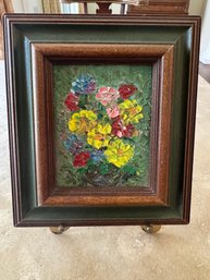 Miniature Oil Painting On Easel