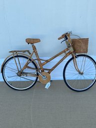 Rare Vintage Rattan Ladies Bicycle