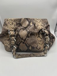Michael Kors Snake Skin Hobo Bag