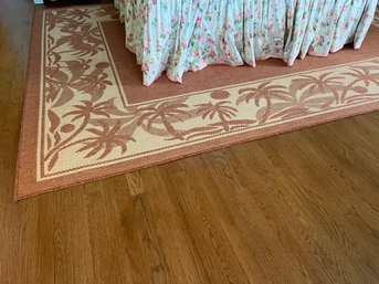 7x10 Indoor Outdoor Rug Terra Cotta Color