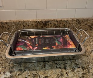 NEW! Master Class Stainless Steel Roaster With Rack