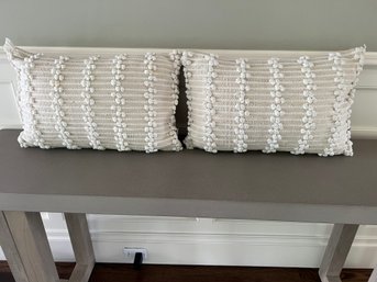 Pair Of Urban 86 Natural Throw Pillows