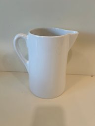 White Ceramic Pitcher