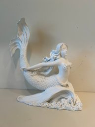 Composite Mermaid Statue