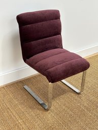 Burgundy Cantilever Chair