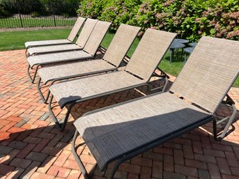 Telescope Casual Set Of 6 Chaise Lounges (2 Of 2)