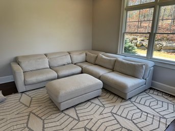 Giuseppe Nicoletti Italian Sofa And Ottoman