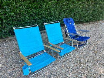 Three Rio Beach Chairs