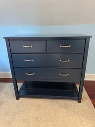 Navy Blue Tall Dresser