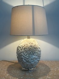 Shell Lamp With Lucite Base
