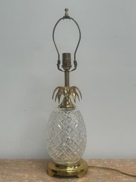 Cut Crystal Pineapple Lamp