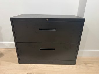 Black Metal Filing Cabinet