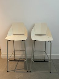 Pair Of Metal Counter Stools