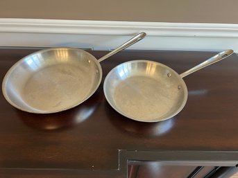AllClad 10 Inch And 12 Inch Fry Pans