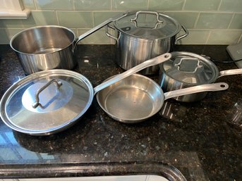 Set Of Sitram France Stainless Steel Cookware
