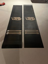 Set Of Two Rubber Floor Matting For Darts