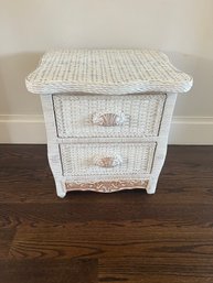 Wicker Nightstand