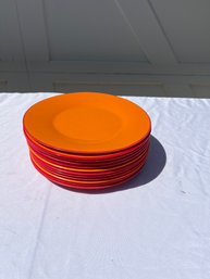 Set Of 12 Isaac Mizrahi Plastic Plates