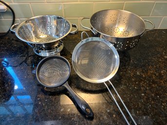 Lot Of 4 Strainers