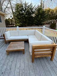 Outdoor Sectional And Coffee Table