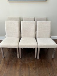 Set Of 6 Upholstered Dining Chairs