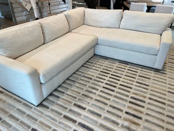 Restoration Hardware Linen Tan Maxwell Sectional