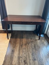 Mahogany Wood 2 Drawer Desk