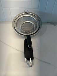 Set Of 3 Metal Mesh Strainers