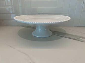 Ceriart 12.5' Diameter White Cake Plate