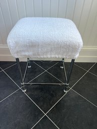 Chrome Bathroom Vanity Stool