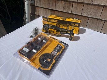 New DeWalt Brushless 3 Speed Oscillating Multi-Tool And Blades