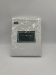 Laura Ashley White Hemstitch Table Cloth Brand New In Package